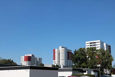 Wohnungen im Hochhaus Köln Bocklemünd Görlinger Zentrum